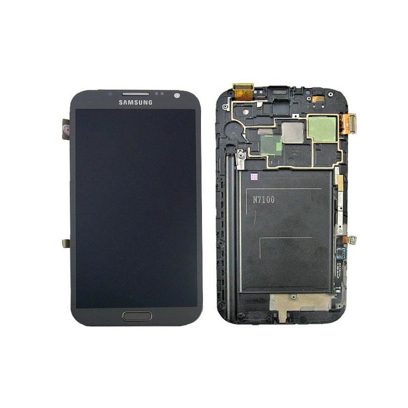 Samsung Galaxy Note 2  N7100 : Ecran + Tactile + Chassis + Nappes