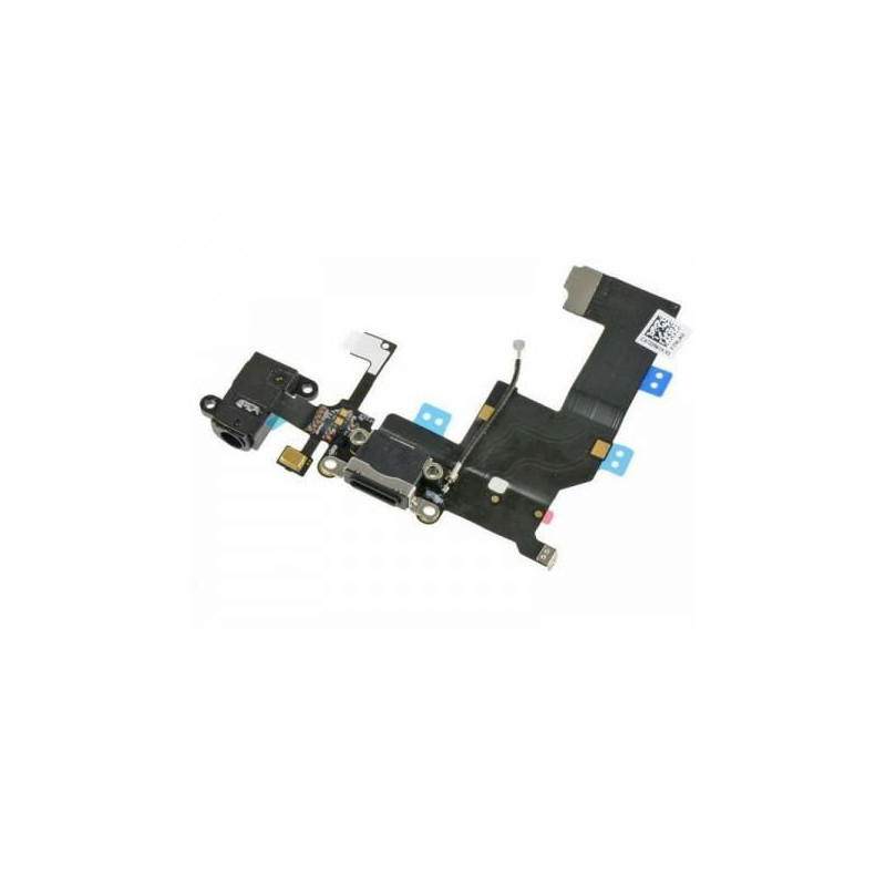 Iphone 5: Nappe de Prise d'Alimentation + Prise casque + Antenne GSM + Microphone