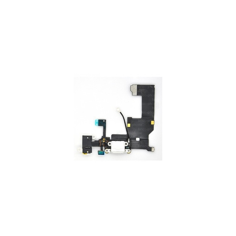 Iphone 5: Nappe de Prise d'Alimentation + Prise casque + Antenne GSM + Microphone