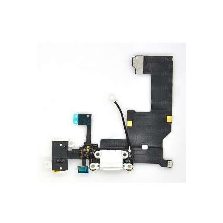 Iphone 5: Nappe de Prise d'Alimentation + Prise casque + Antenne GSM + Microphone