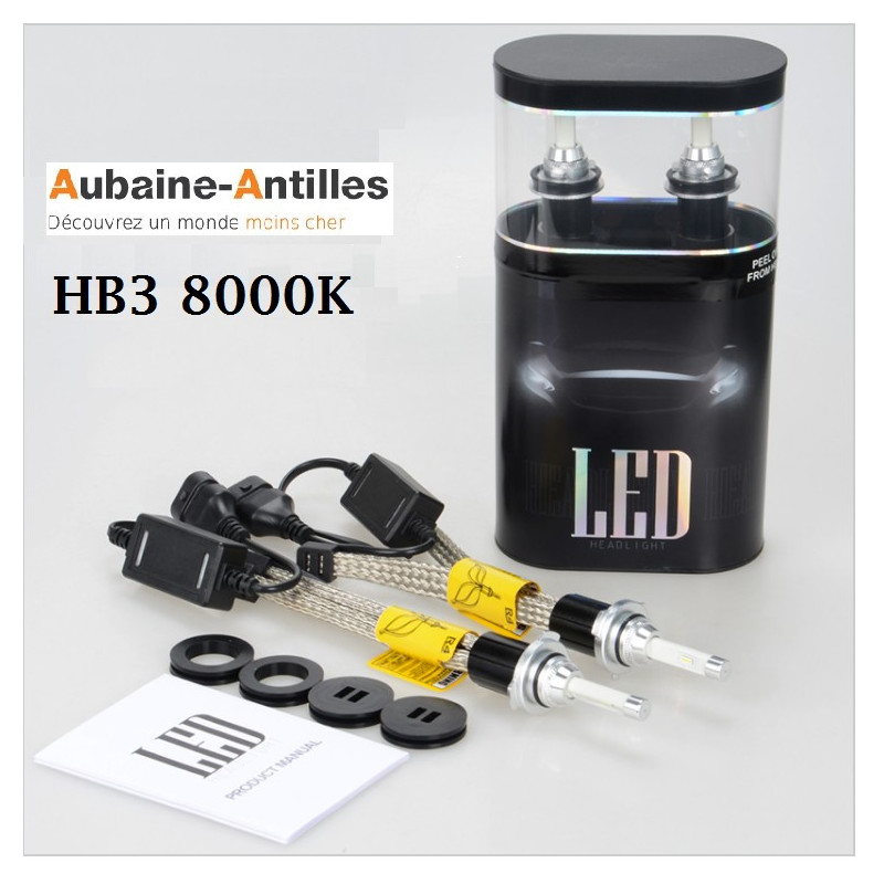 Kit HB3 Xenon LED 8000K