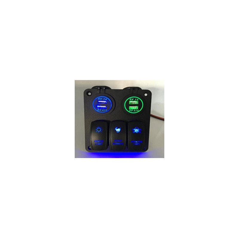 3 Gang etanche 12 V/24 V de voiture LED