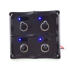 Panneau commutateur pour bateau LED bleu