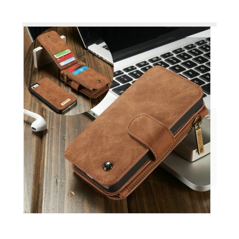 Portefeuille / Etuit iphone 6/6S Plus Simili-cuir Noir