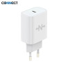 Chargeur Secteur Type-C CONNECT MC-CBC20W 20W Blanc - EMPLACEMENT: Z02 - B100 - E01