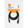 VONK CABLE TYPE-C vers TYPE-C  - TRESSE + AFFICHAGE 60W - EMPLACEMENT: